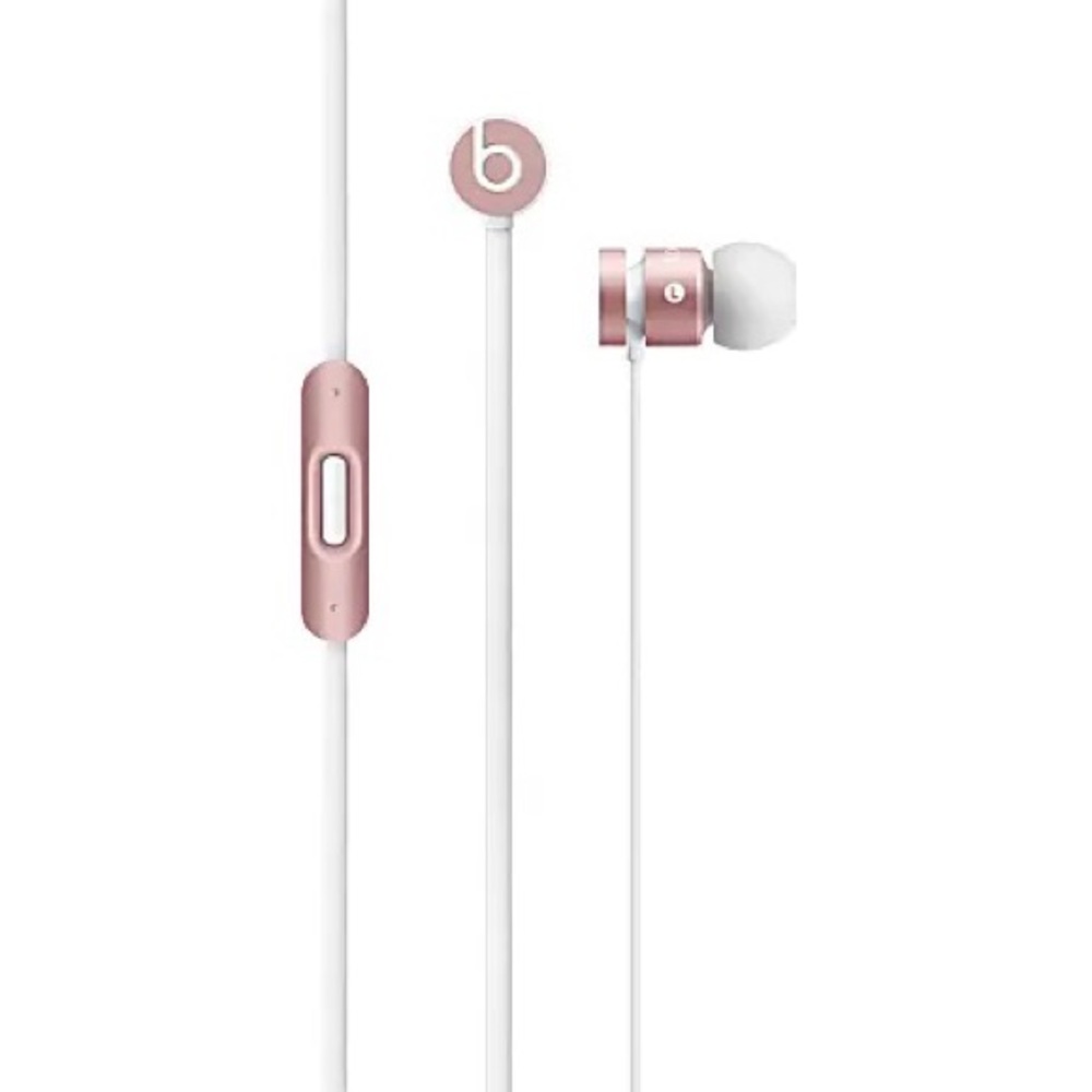Rose gold~white beats earbuds